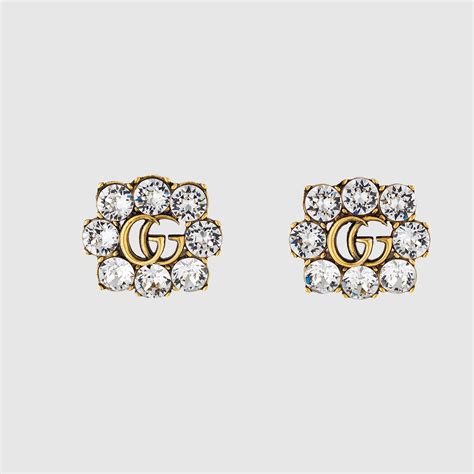 gucci g cube earrings|vintage gucci earrings.